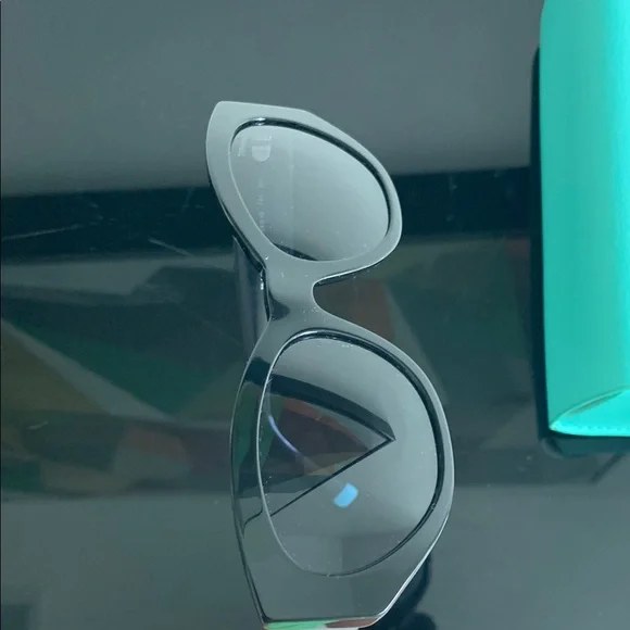 Tiffany & Co. Black Cat-Eye Sunglasses - Picture 5 of 6